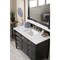 James Martin Vanities Brittany 48in Single Vanity, Black Onyx w/ 3 CM Eternal Jasmine Pearl Quartz Top 650-V48-BKO-3EJP - alternate 3